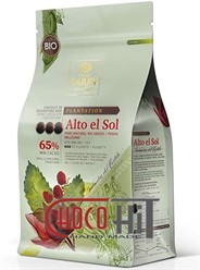 3800 Горький шоколад для фонтанов Cacao Barry Origine &quot;Alto El Sol&quot; 65% 1кг (в каллетах)