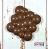 Плитка из МОЛОЧНОГО шоколада "Брусника" 70гр (коробка 10х10см) - фото 70957